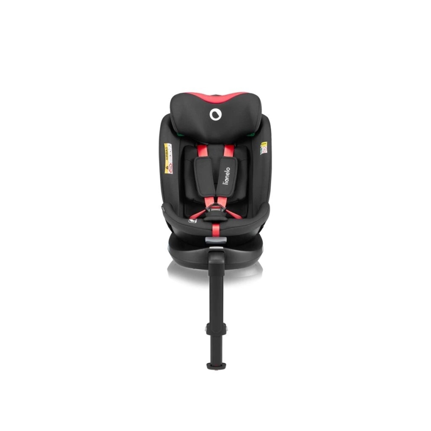 Lionelo - Avtosedež z vrtljivo bazo NAVY i-Velikost 40-150 cm črna/rdeča