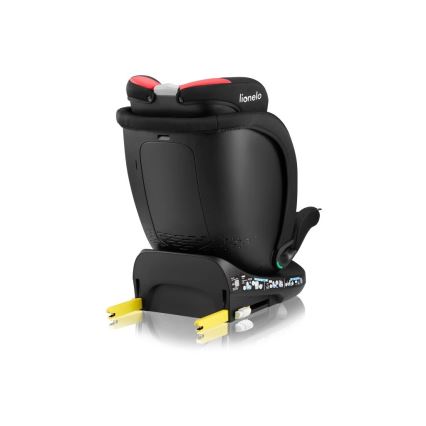 Lionelo - Avtosedež z vrtljivo bazo NAVY i-Velikost 40-150 cm črna/rdeča