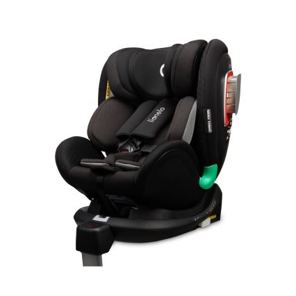 Lionelo - Avtosedež z vrtljivo bazo ANTOON PLUS i-Size 40-105 cm Črni Oniks
