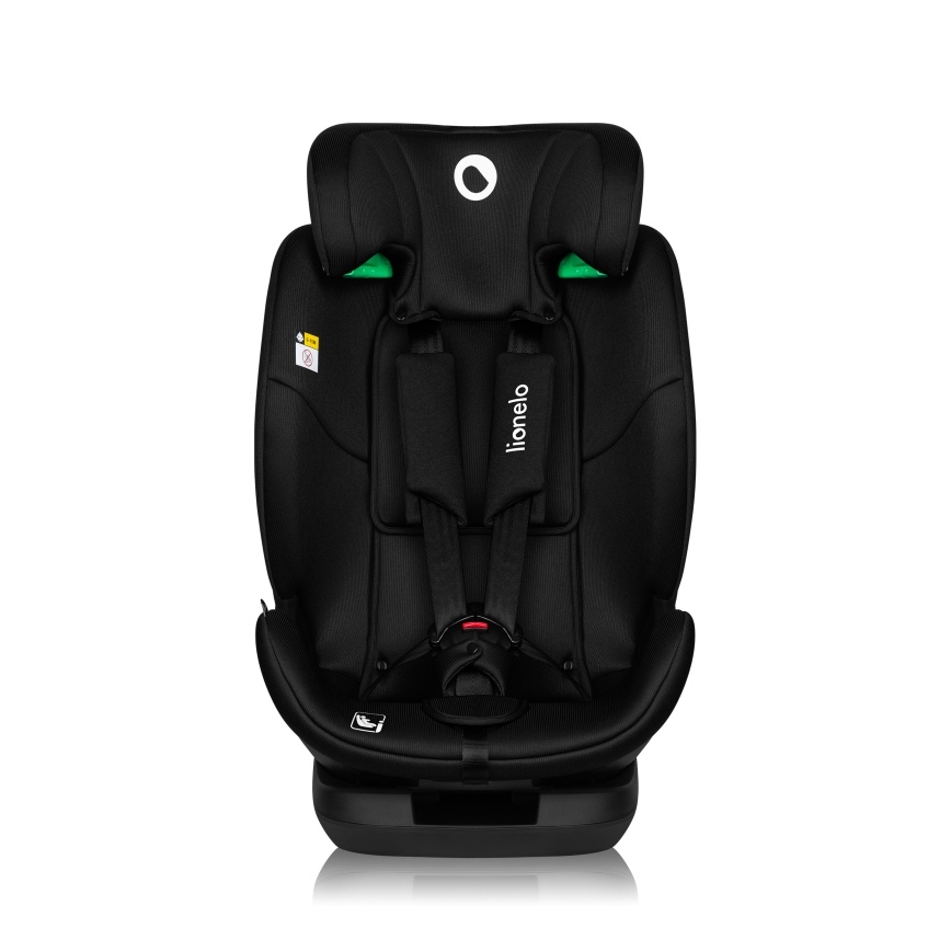 Lionelo - Avtosedež z vrtljivo osnovo LAVENDER i-Size 76-150 cm Black Carbon
