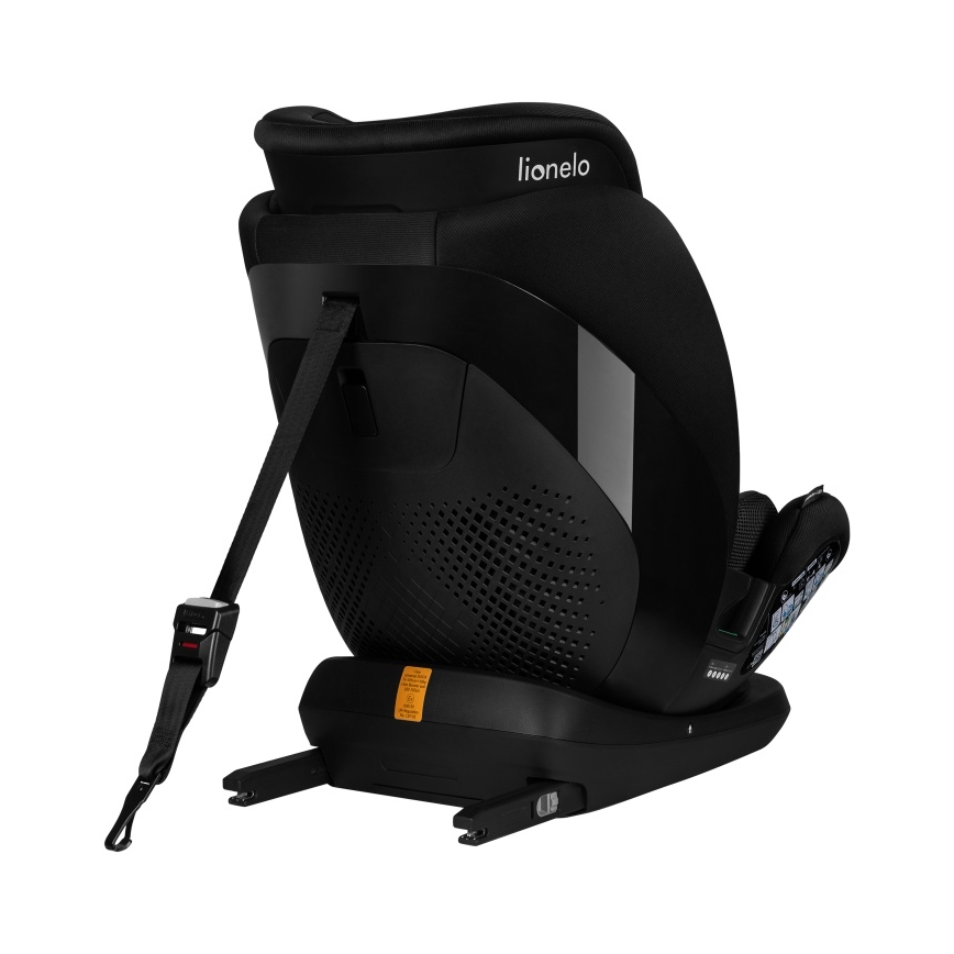 Lionelo - Avtosedež z vrtljivo osnovo LAVENDER i-Size 76-150 cm Black Carbon