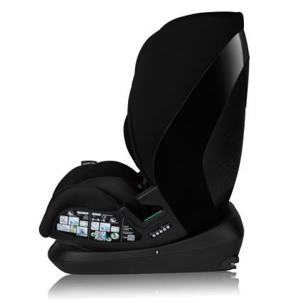 Lionelo - Avtosedež z vrtljivo osnovo LAVENDER i-Size 76-150 cm Black Carbon