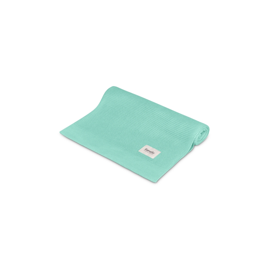 Lionelo - Bambusova odeja BAMBOO BLANKET 75x100 cm, mentolno zelena