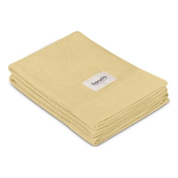 Lionelo - Bambusova odeja BAMBOO BLANKET 75x100 cm Rumena Limona