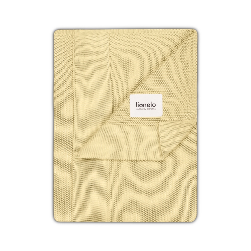 Lionelo - Bambusova odeja BAMBOO BLANKET 75x100 cm Rumena Limona