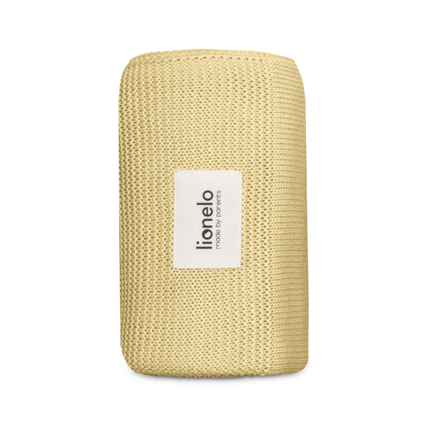 Lionelo - Bambusova odeja BAMBOO BLANKET 75x100 cm Rumena Limona