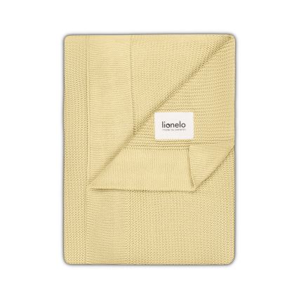 Lionelo - Bambusova odejica BAMBOO BLANKET 75x100 cm limonasto rumena