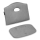 Lionelo - Blazina za otroški jedilni stolček FLORIS CUSHION Grey Stone