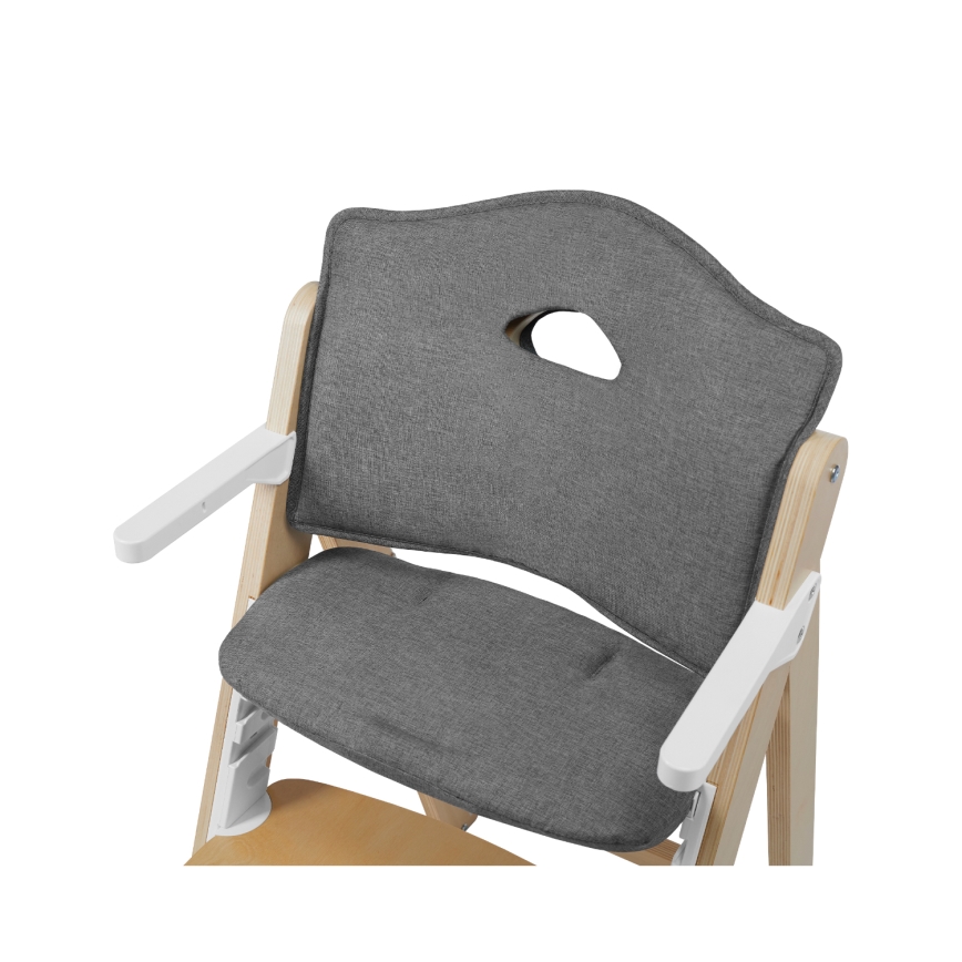 Lionelo - Blazina za otroški jedilni stolček FLORIS CUSHION Grey Stone