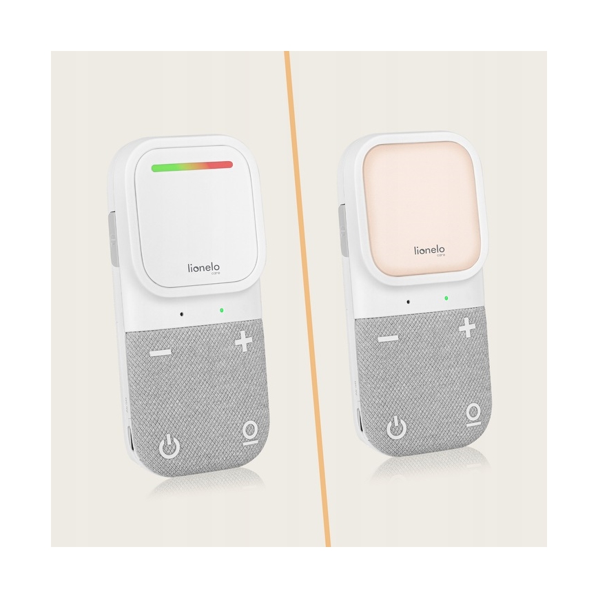 Lionelo - Brezžična polnilna otroška avdio varuška BABYLINE 2.2 5V