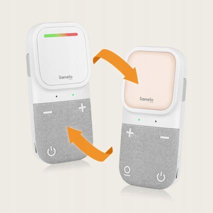 Lionelo - Brezžični polnilni avdio otroški monitor BABYLINE 2.2 5V