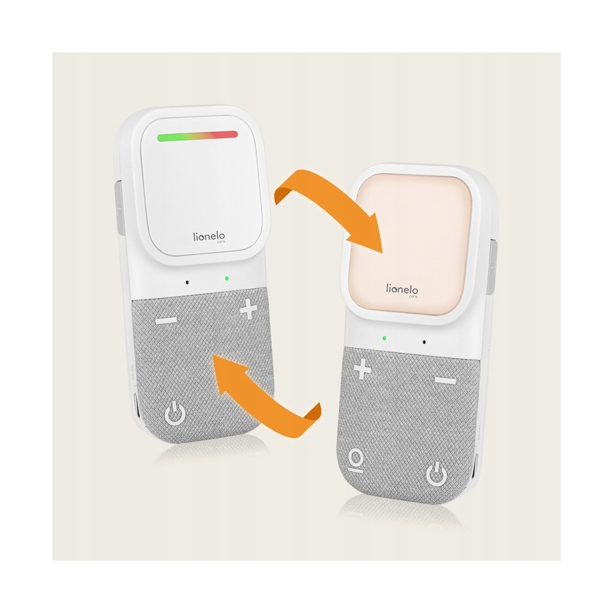 Lionelo - Brezžični polnilni avdio otroški monitor BABYLINE 2.2 5V