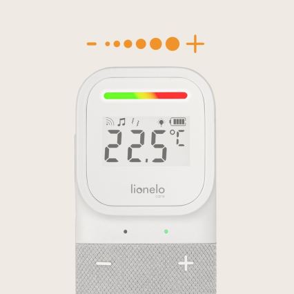 Lionelo - Brezžični polnilni avdio otroški monitor BABYLINE 2.3 5V