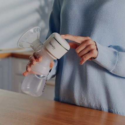 Lionelo - Polnilna električna prsna črpalka FIDI PLUS 5V 1200 mAh 180 ml