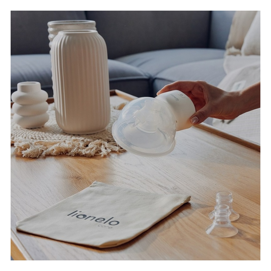 Lionelo - Električna polnilna prsna črpalka FIDI FREE SIMPLE 5V 1000 mAh 180 ml