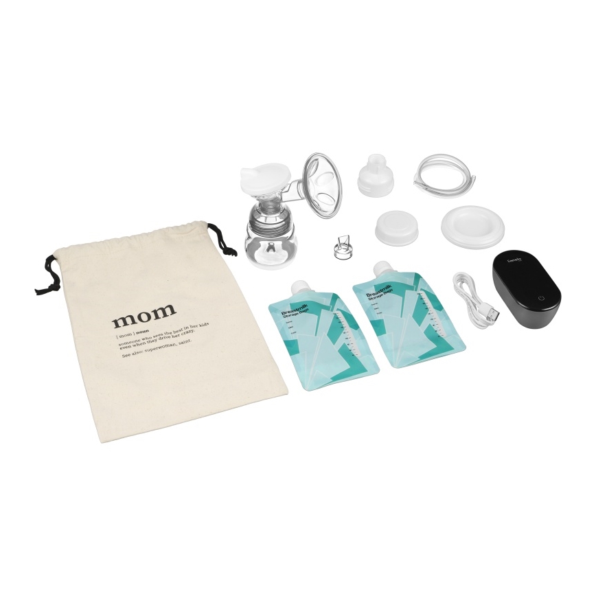 Lionelo - Električna polnilna prsna črpalka za materino mleko FIDI GO 5V 1200 mAh 150ml