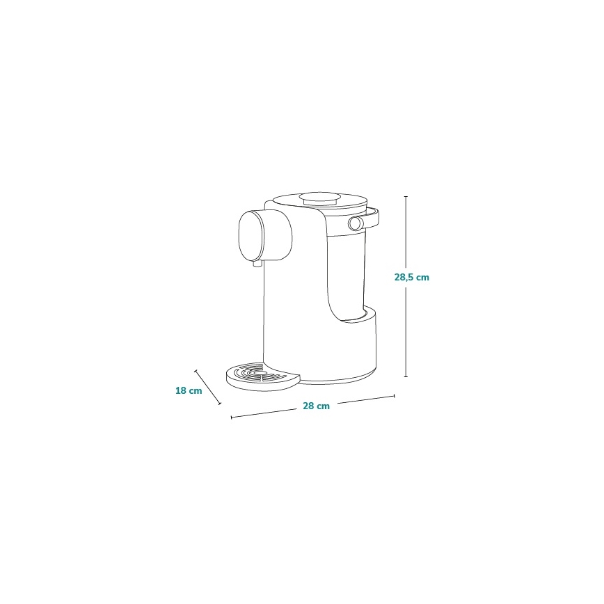 Lionelo - Grelec steklenic BABYPRESTO 1000W/230V bela