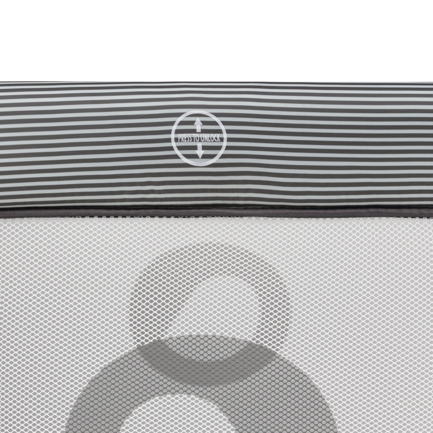 Lionelo - Igralna ograja BONNIE Siva Scandi