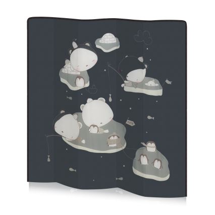 Lionelo - Igralna ograja BONNIE Siva Scandi