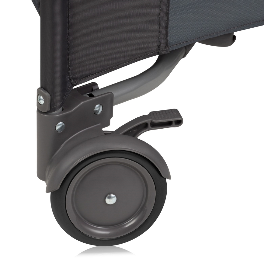 Lionelo - Igralna ograja BONNIE Siva Scandi