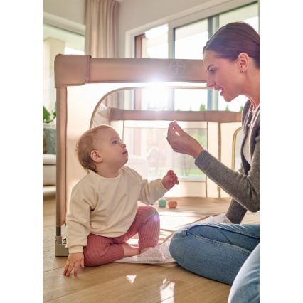 Lionelo - Igralna ograja FLORENCE Beige Sand