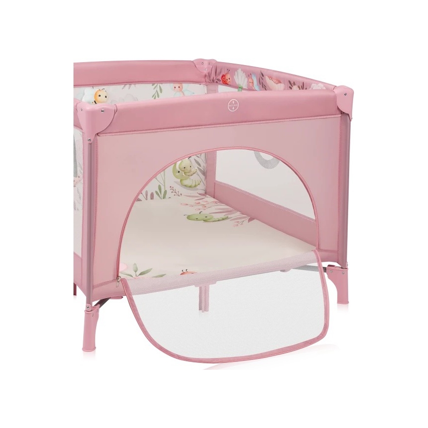 Lionelo - Igralna ograja MILLE PLUS Pink