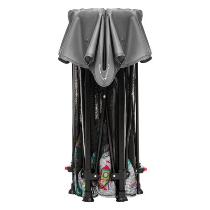 Lionelo - Igralna ograja ROEL PLUS siva večbarvna