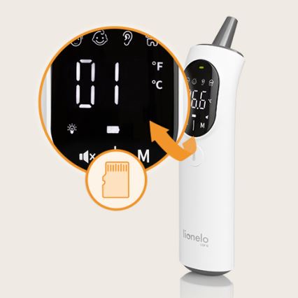 Lionelo - Infrardeči termometer FEVERSCAN 2xAAA