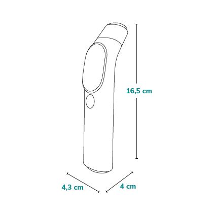Lionelo - Infrardečni termometer FEVERSCAN 2xAAA