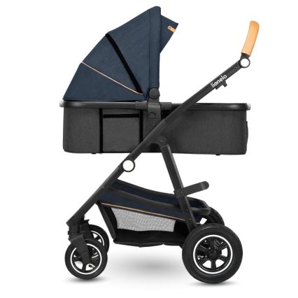 Lionelo - Kombiniran otroški voziček 2 v 1 AMBER Blue Navy