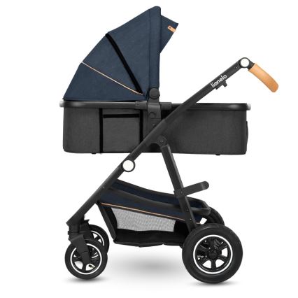 Lionelo - Kombiniran otroški voziček 2 v 1 AMBER Blue Navy