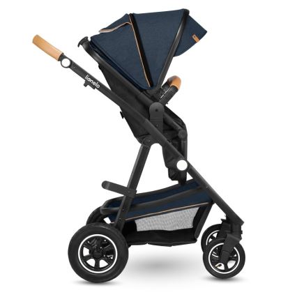 Lionelo - Kombiniran otroški voziček 2 v 1 AMBER Blue Navy