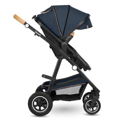 Lionelo - Kombiniran otroški voziček 2 v 1 AMBER Blue Navy