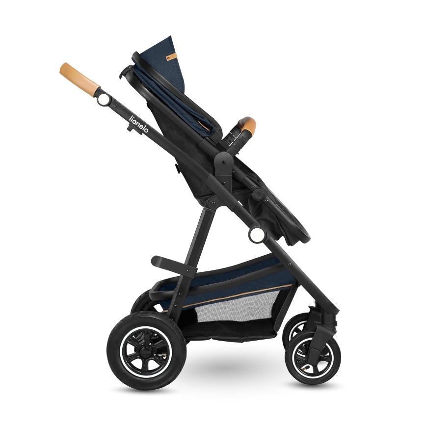 Lionelo - Kombiniran otroški voziček 2 v 1 AMBER Blue Navy