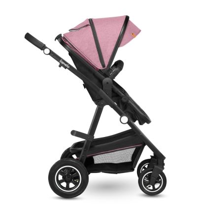 Lionelo - Kombiniran otroški voziček 2 v 1 AMBER Pink Rose