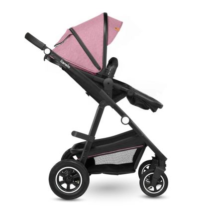 Lionelo - Kombiniran otroški voziček 2 v 1 AMBER Pink Rose
