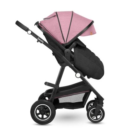 Lionelo - Kombiniran otroški voziček 2 v 1 AMBER Pink Rose