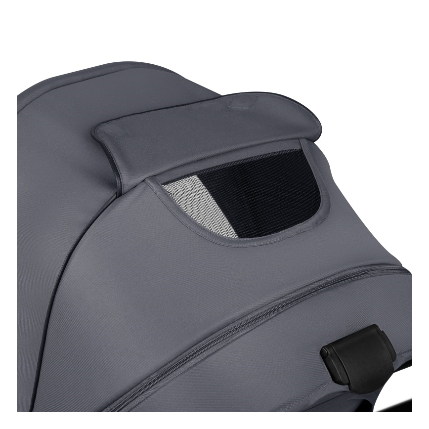 Lionelo - Kombiniran otroški voziček 2 v 1 AMBER PLUS grafitno siva