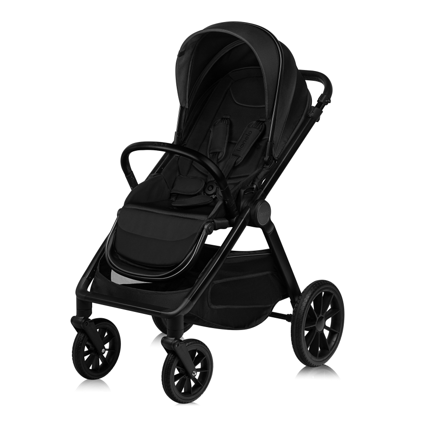 Lionelo - Kombiniran otroški voziček 2 v 1 LAYLA Black Onyx