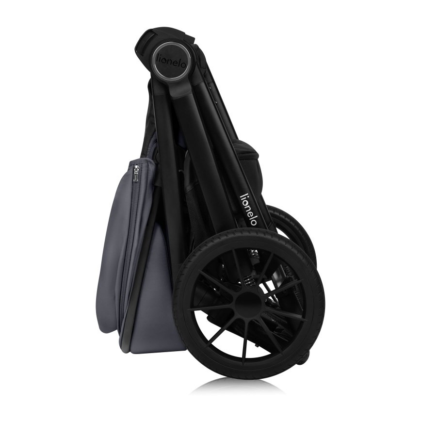 Lionelo - Kombiniran otroški voziček 2 v 1 LAYLA Grey Stone