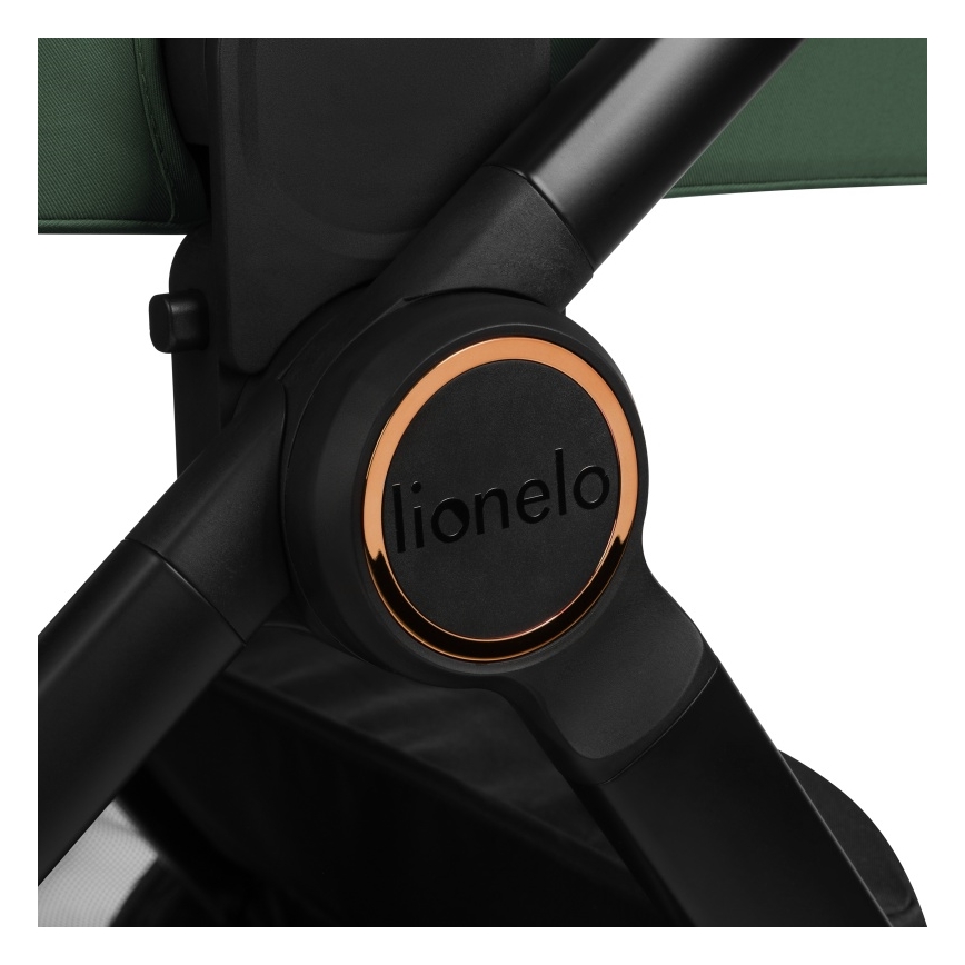 Lionelo - Kombiniran otroški voziček 2 v 1 LAYLA Zeleni gozd