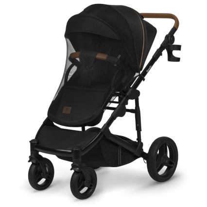 Lionelo - Kombiniran otroški voziček 2 v 1 MARI TOUR Black Onyx