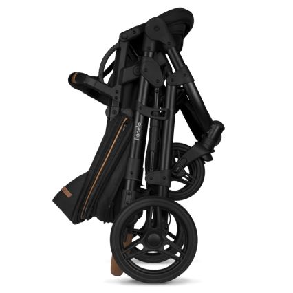 Lionelo - Kombiniran otroški voziček 2 v 1 MARI TOUR Black Onyx