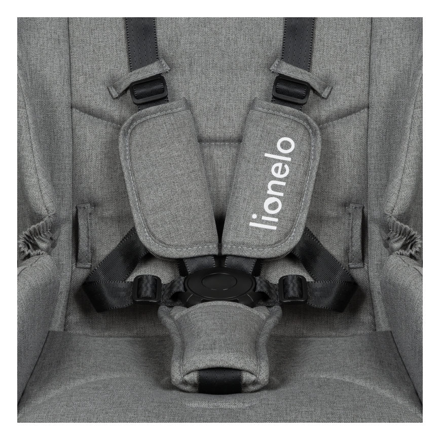 Lionelo - Kombiniran otroški voziček 2 v 1 MERIL Sivi kamen