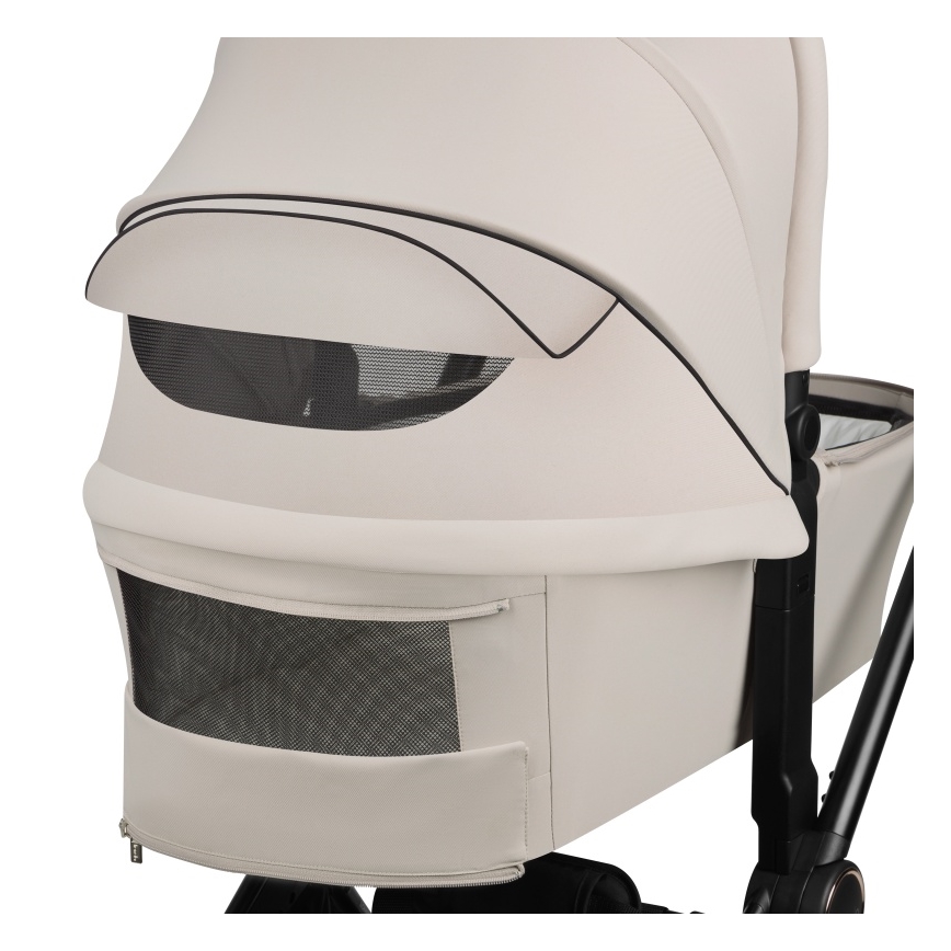 Lionelo - Kombiniran otroški voziček 2 v 1 MIKA PLUS Bež (peščena)