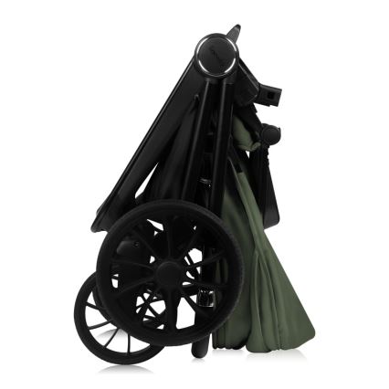 Lionelo - Kombiniran otroški voziček 2 v 1 MIKA PLUS olivno zelena