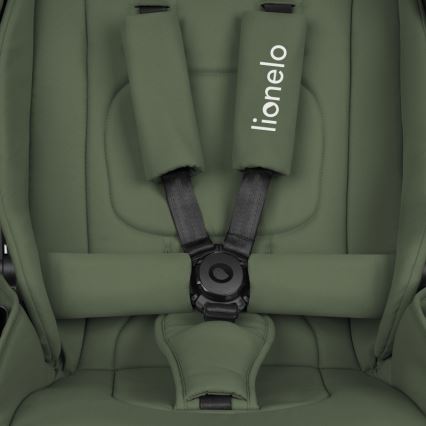 Lionelo - Kombiniran otroški voziček 2 v 1 MIKA PLUS olivno zelena