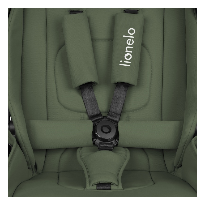 Lionelo - Kombiniran otroški voziček 2 v 1 MIKA PLUS oljčno zelena