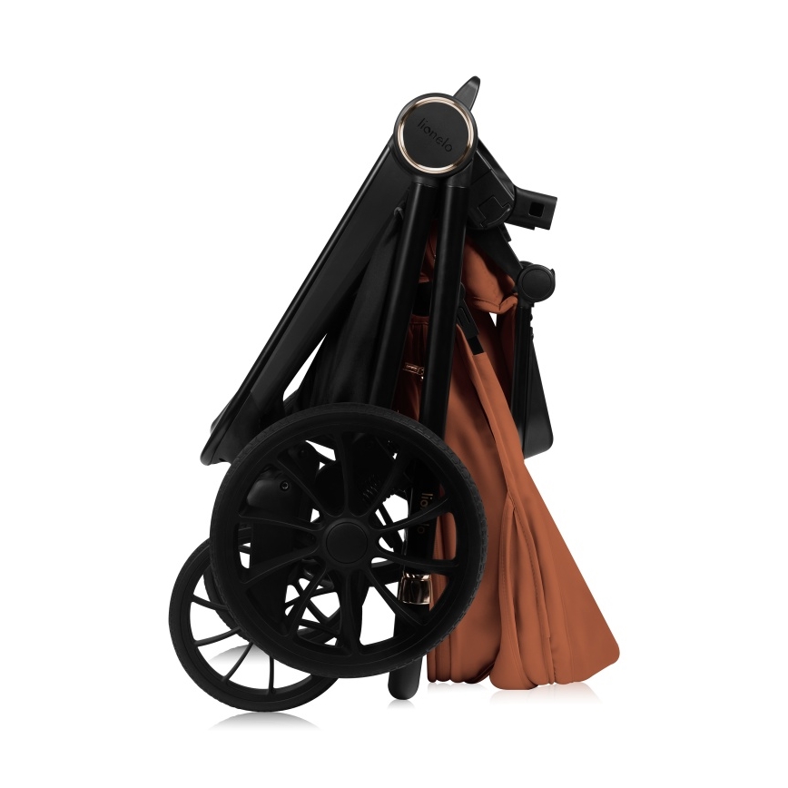 Lionelo - Kombiniran otroški voziček 2 v 1 MIKA PLUS rjasto rjava