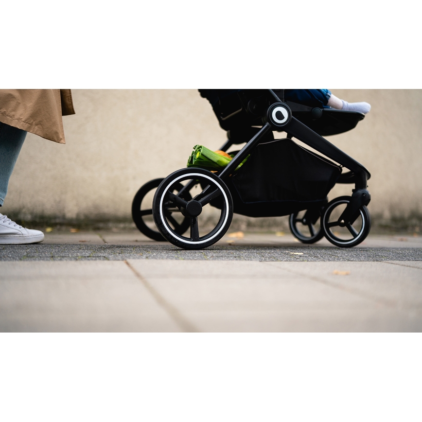 Lionelo - Kombiniran otroški voziček 2 v 1 MIKA temno moder